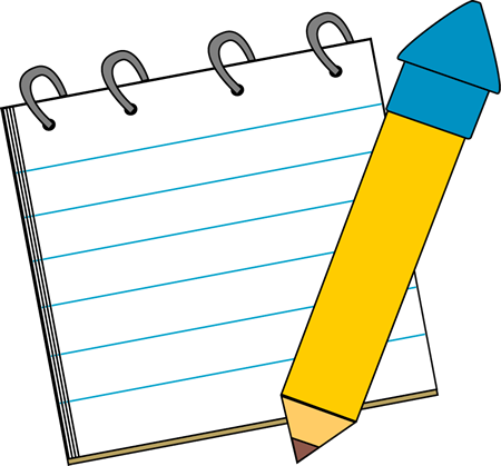 Detective Clip Art Images And Pencil - Notepad Clip Art Transparent (450x419), Png Download