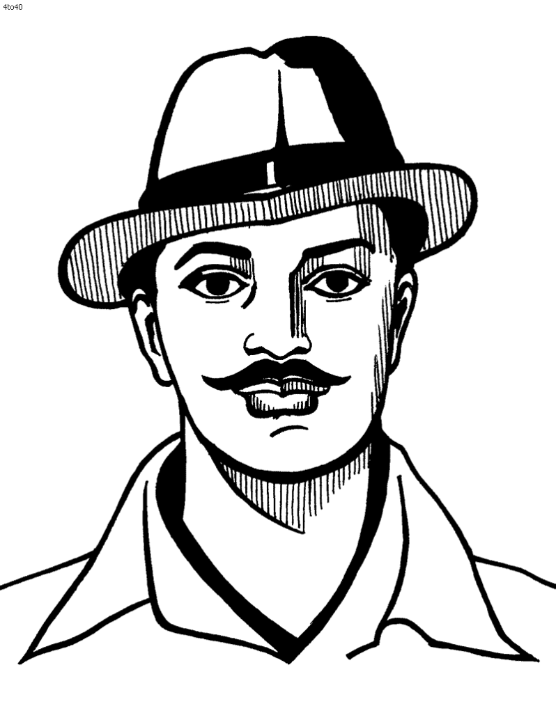 Bhagat Singh Png Image - Bhagat Singh (798x1024), Png Download