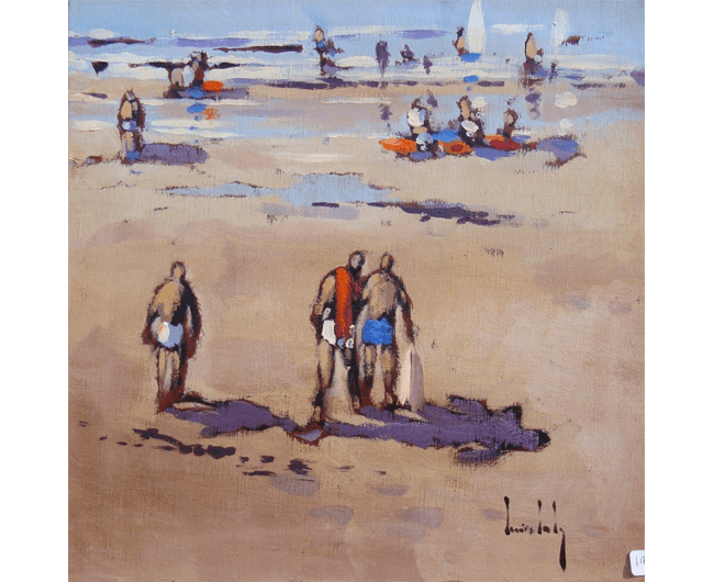 Oil And Acrylic On Canvas - Painting (650x530), Png Download