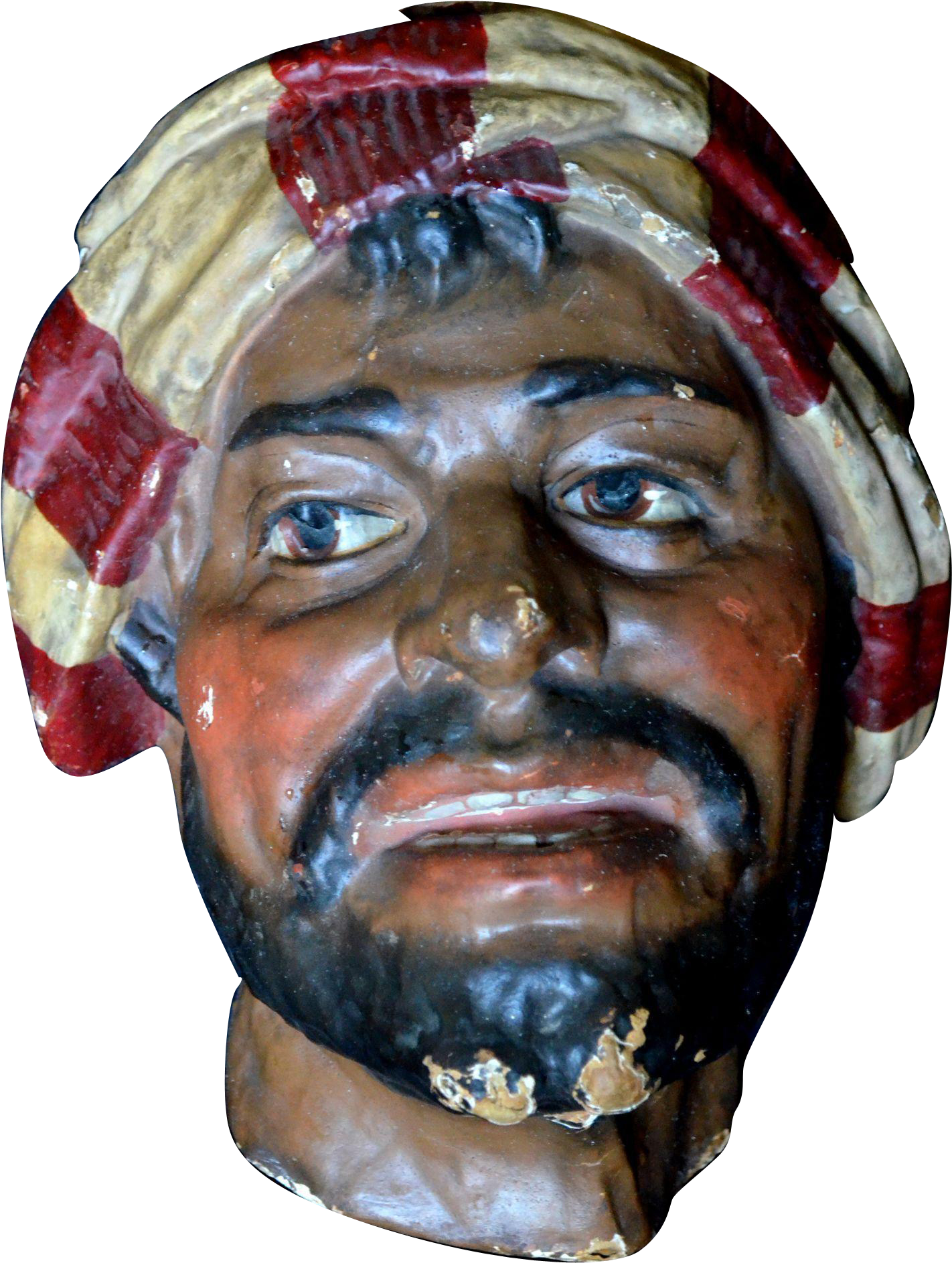 Paper Mache Mask Or Wall Decoration Of Aturkish Sailor - Mask (1885x1885), Png Download