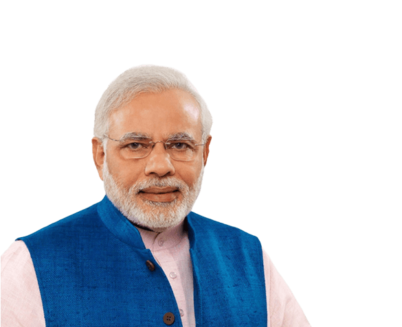 Narendra Modi Blue - Present Prime Minister Of President India (648x476), Png Download