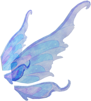Violet Fairy Of Twilight - Fairy Wings Png Transparent (420x420), Png Download