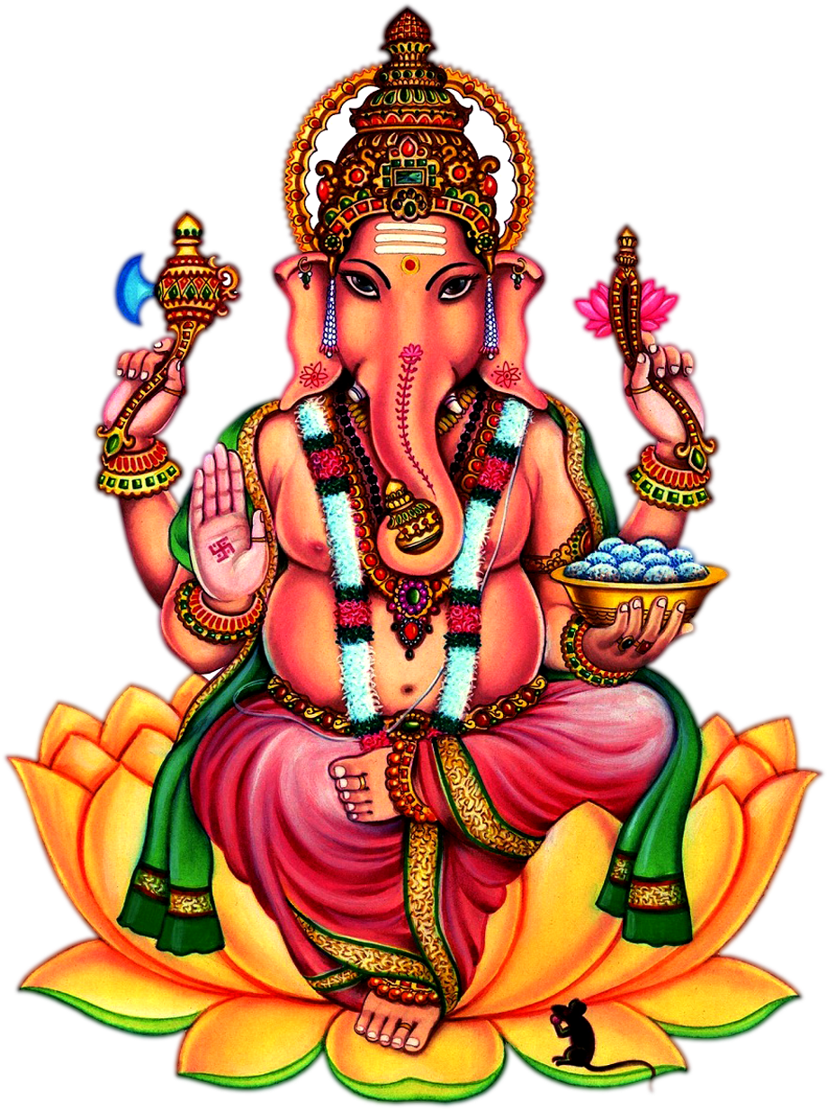God Ganesh Png Images Transparent Backgound - Transparent Background Ganeshji Png (1220x1249), Png Download