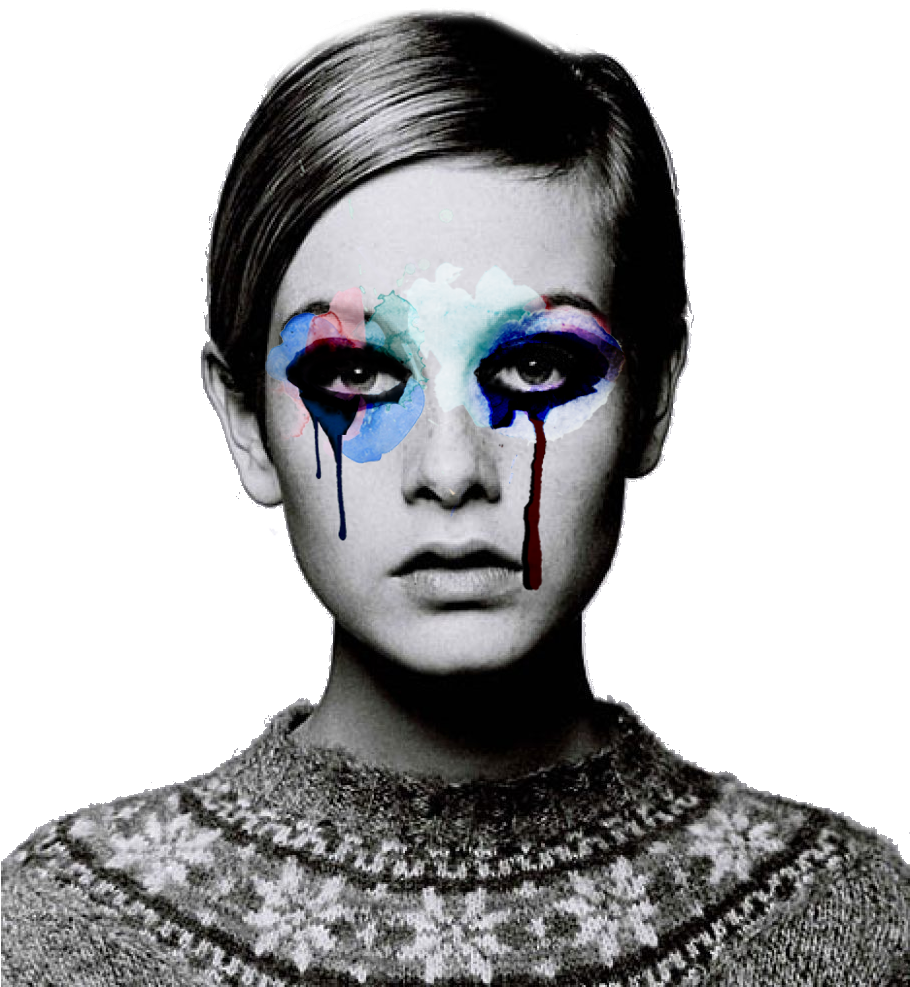 #twiggy By Marion Bolognesi - Twiggy Model (909x1000), Png Download
