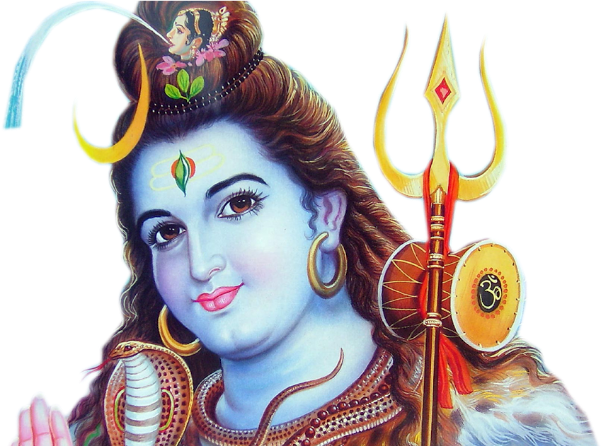 Shiva Png Image - Glass Painting Of Shiva (1200x630), Png Download