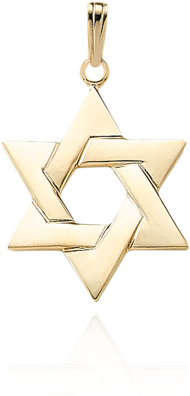 Interlocking Star Of David Pendant Adult 14k Gold Star Of David Kp928 Full Size Png Download Seekpng