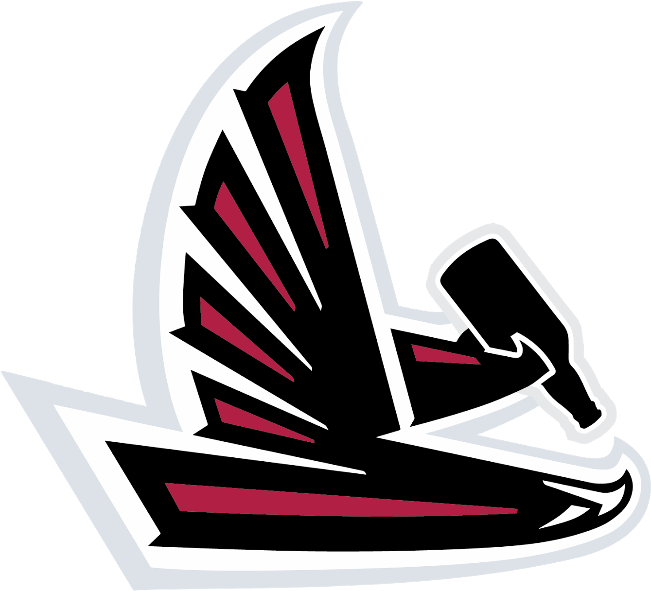 Gotta Play The Saints Twice Every Year Better Start - Falcons Logo Upside Down (1600x1600), Png Download