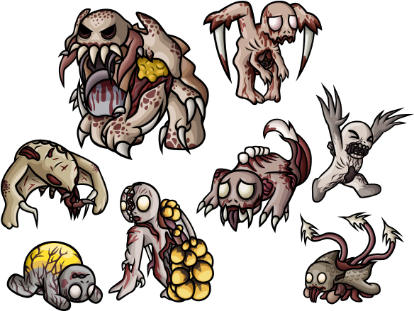 I Doodled These While Watching The Dead Space 2 Vids - Super Best Friends Ripper Chan (597x482), Png Download