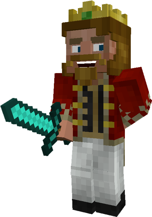 Free Minecraft Herobrine Fallen Kingdom Skin - Minecraft Fallen Kingdom King (523x737), Png Download
