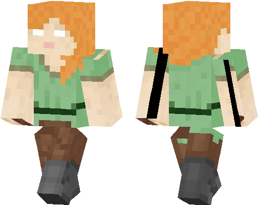 Other - Herobrine Alex (538x437), Png Download
