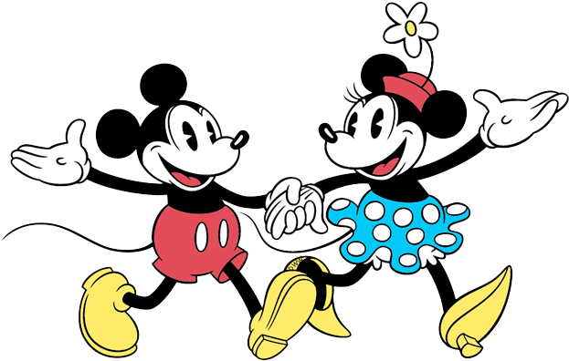 Ok Clipart Mickey Mouse Hand - Mickey Mouse Classic Clipart (626x411), Png Download