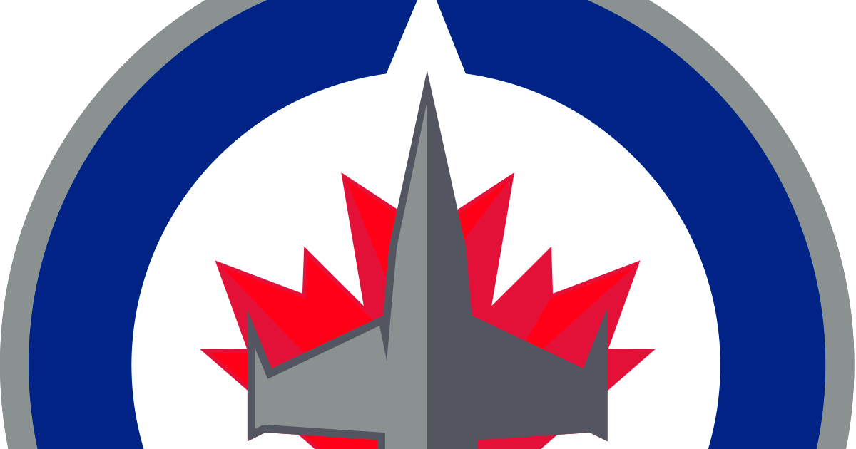 In Canada, Red Leafs Are Better Than Blue Leafs/goodbye - Winnipeg Jets Logo Png (1200x630), Png Download