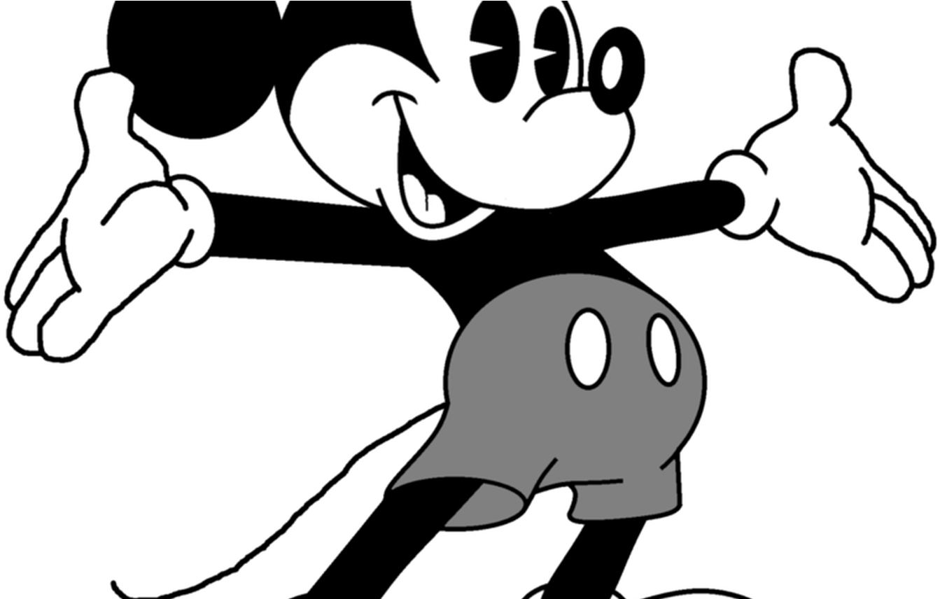 Mickey Mouse Black And White Drawing At Hope You Like