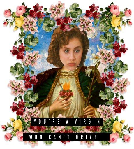 90's 90s Clueless Brittany Murphy Graphic Design 1990's - Uvwijj Virgin Mary Crystal Diamond Painting Diy Diamond (500x667), Png Download