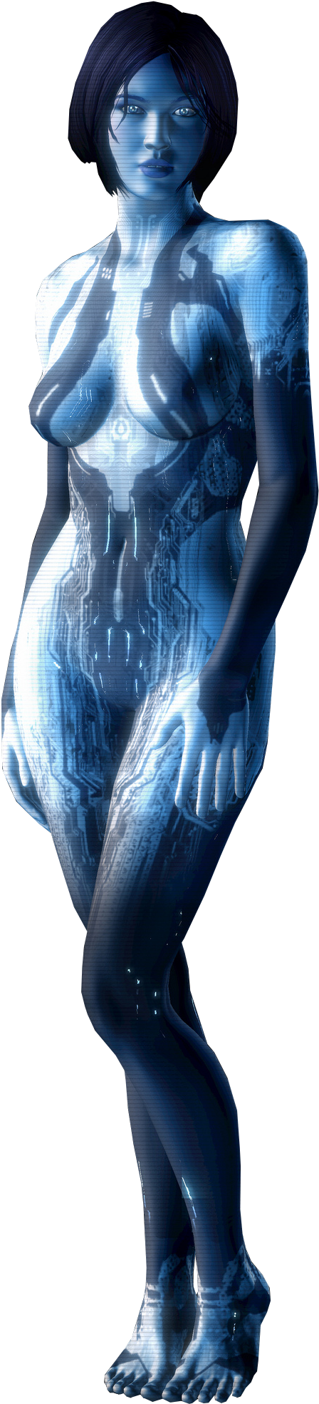 Cortana - Halo 4 Ai Cortana (997x2048), Png Download