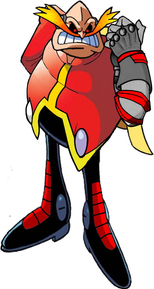Julian Robotnik Pre-sgw 3 Robot Arm - Wiki (528x984), Png Download