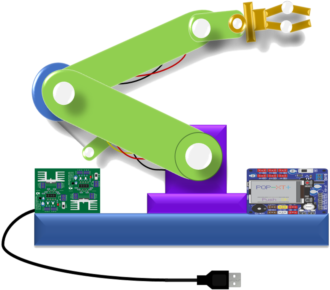 Robot Arm Tic - Robot (1193x1280), Png Download