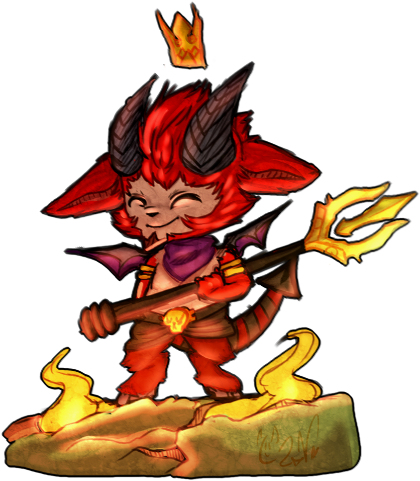 Little Devil Teemo Fanart (836x956), Png Download