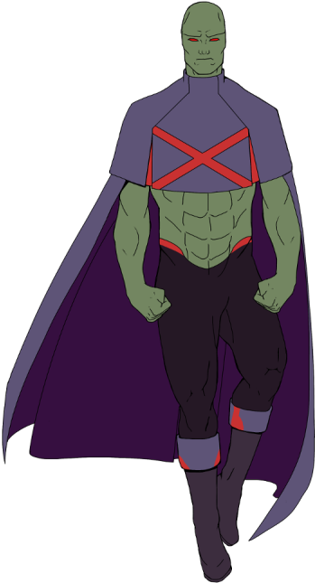 Martian Manhunter (500x707), Png Download