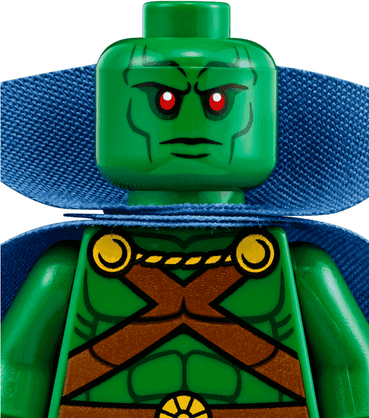 Dc Comics Super Heroes Lego - Lego Martian Manhunter Minifigure (720x960), Png Download