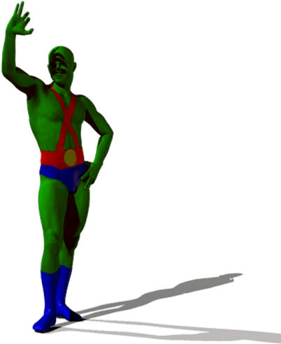 Martian Manhunter Mach 1pt6 - Costume (600x579), Png Download