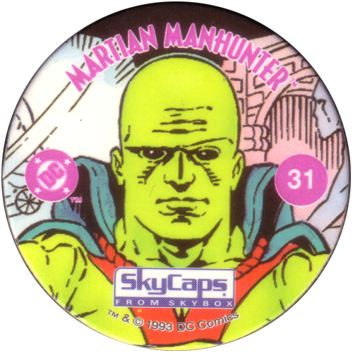 Skycaps > Dc Comics 31 Martian Manhunter - Martian Manhunter (500x500), Png Download