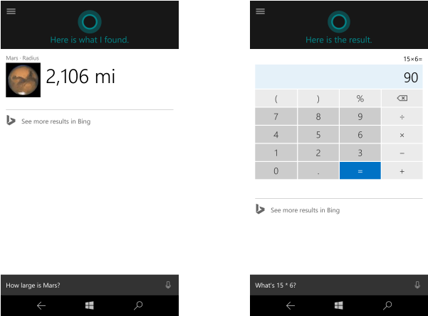 Cortana On Windows - Windows 10 (600x456), Png Download
