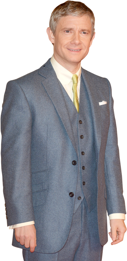 Martin Freeman On The Return Of Sherlock And Perfecting - Martin Freeman (330x412), Png Download