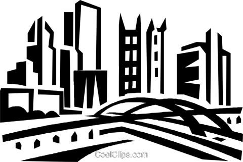 Cityscape - Clip Art City Scape Transparent (480x321), Png Download