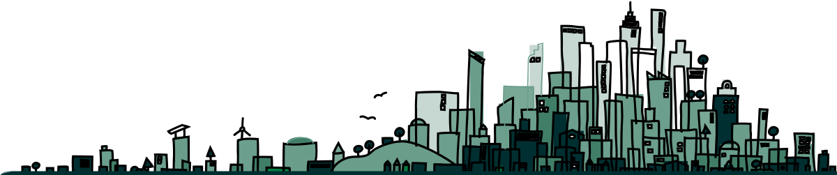 Cityscape (1200x274), Png Download