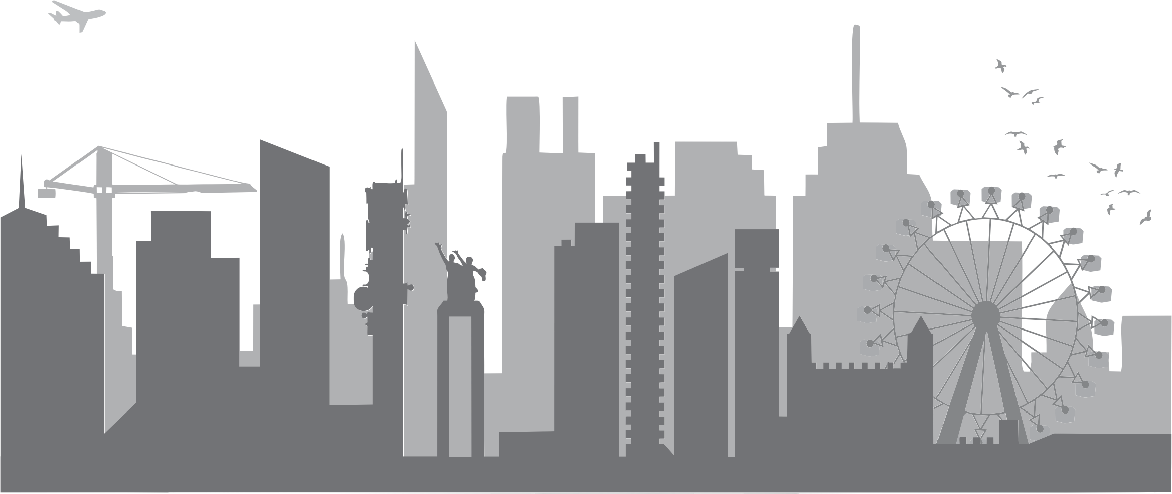 Big Image - Jakarta (2329x982), Png Download