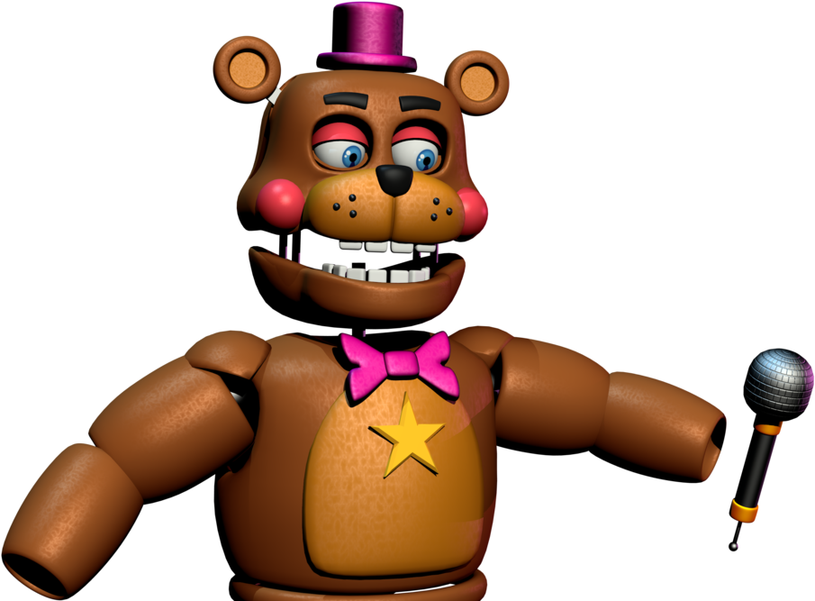 Boy Rock Star Clipart - Fnaf Withered Rockstar Freddy (1191x670), Png Download