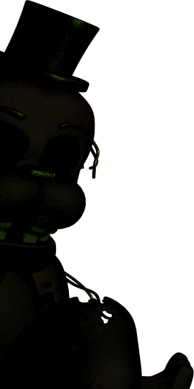 Phantom Golden Freddy - Fnaf 3 Shadow Freddy (273x545), Png Download