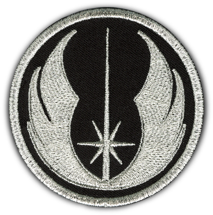 The 'jedi Order' Metallic Patch - Emblem Jedi (709x709), Png Download