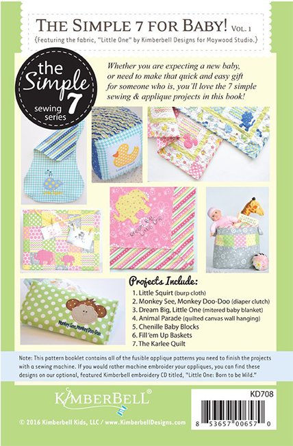 More Views - Kimberbell Designs Kimberbell Kd708 The Simple 7 (650x650), Png Download