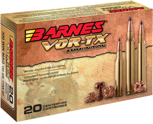 Vor-tx Premium Hunting Ammunition - Barnes Vor Tx (800x500), Png Download