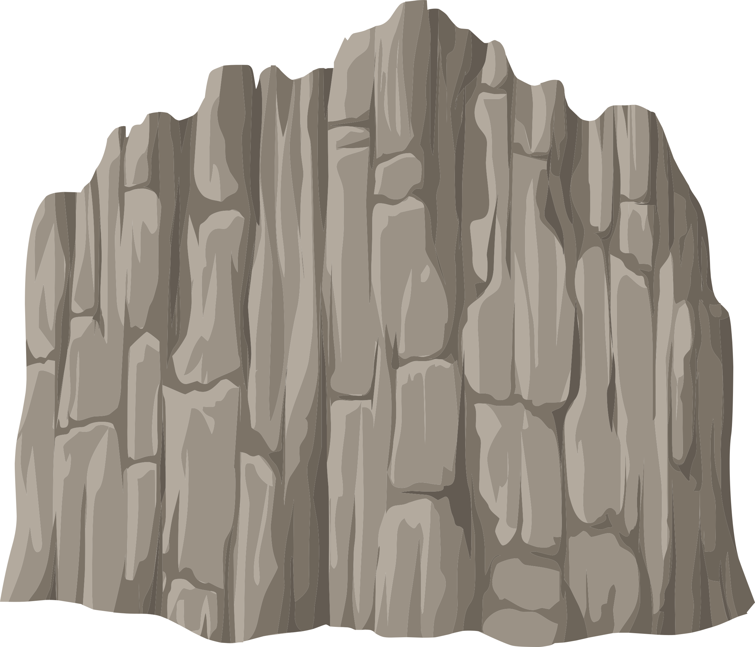 This Free Icons Png Design Of Alpine Landscape Cliff (2400x2057), Png Download