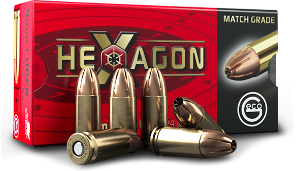 9mm Luger Ammunition By Geco 9mm Bullet Geco - Munition (583x338), Png Download