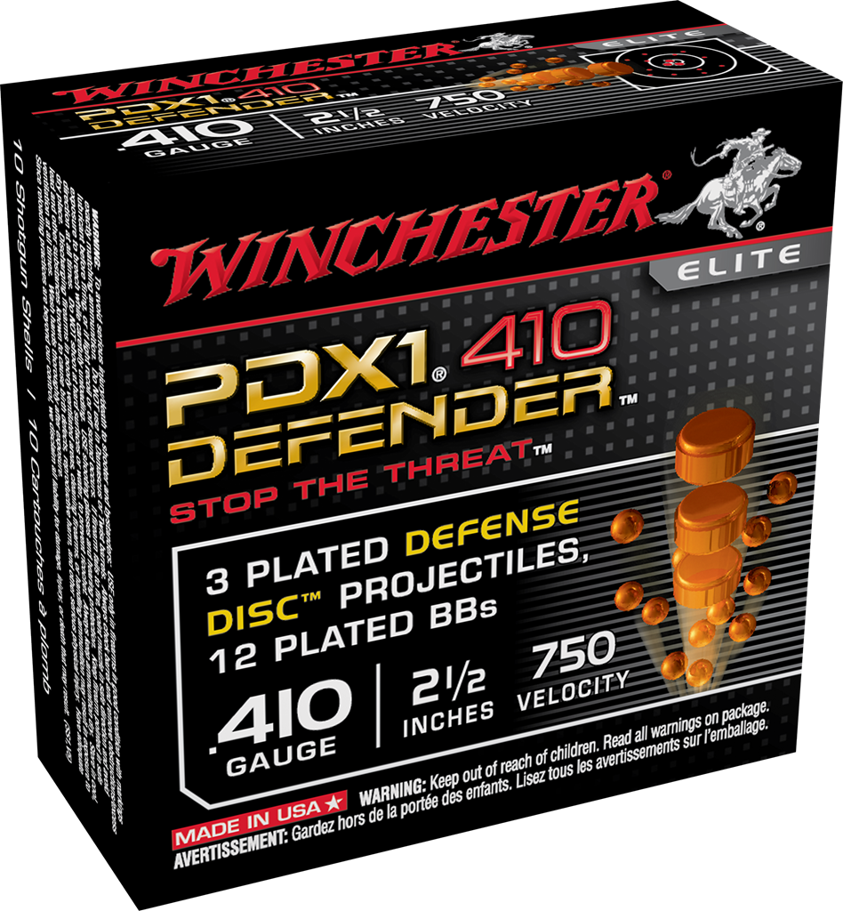 Winchester Pdx1 410 Defender - 410 Self Defense Round (600x648), Png Download