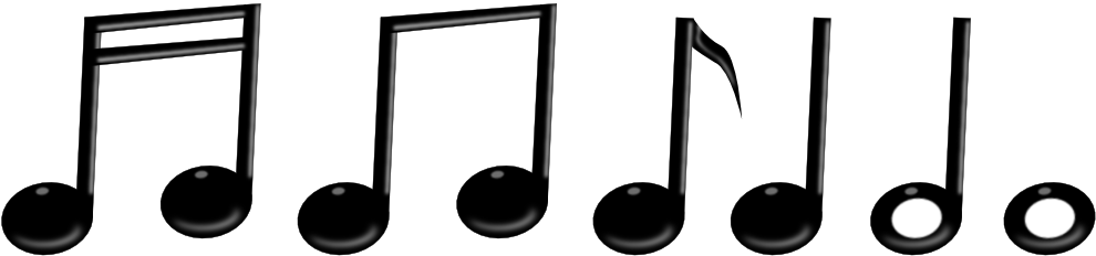 Com/2012/10/imagenes Notas Musicales Png - Imagenes De Notas Mu (999x245), Png Download