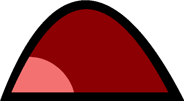 Cottonball Sad Mouth Open 1 - Sad Mouth Png (636x364), Png Download