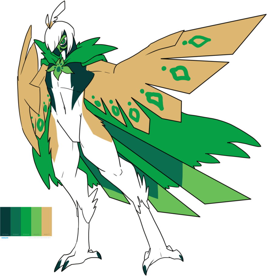 Sable The Decidueye - Sting (879x908), Png Download