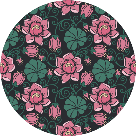 Flower Pattern Flower Pattern - Zinnia (480x480), Png Download