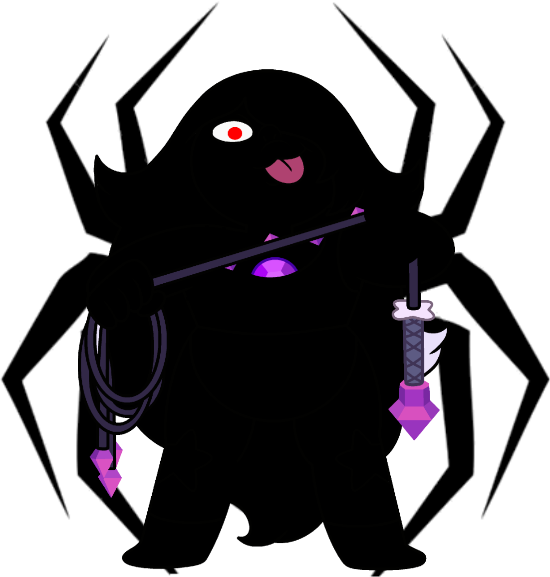 Halloween Amethyst - Spider Tattoo (1101x1278), Png Download