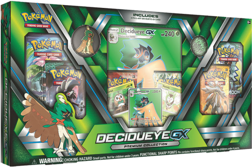 Sun & Moon Decidueye-gx Collection Box - Pokemon Tcg Decidueye Gx Premium Collection Box (541x541), Png Download