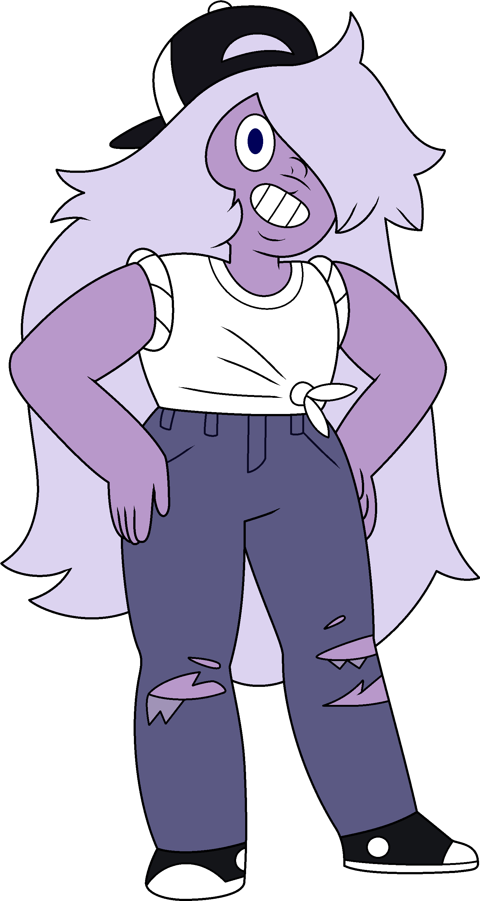 Awesome Amethyst - Amethyst Steven Universe (1594x3000), Png Download