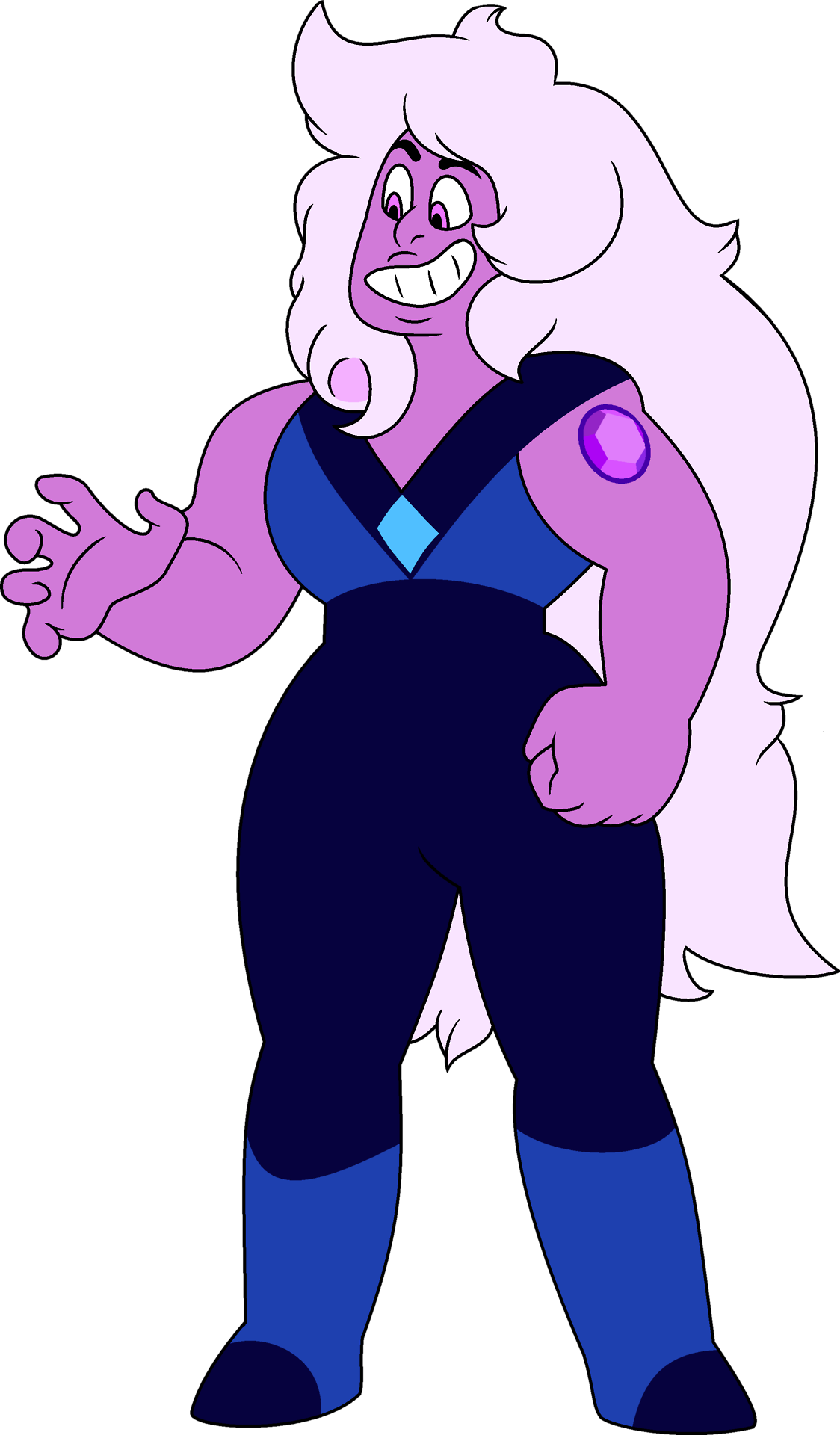 Amethyst 8xj 8xj Zoo Steven Universe Famethyst Su - Amethyst Zoo Steven Universe (1124x1920), Png Download