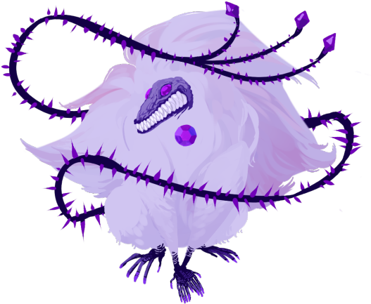 Purple Violet Vertebrate Art Cartoon Fictional Character - Steven Universe Corrupted Amethyst (540x459), Png Download
