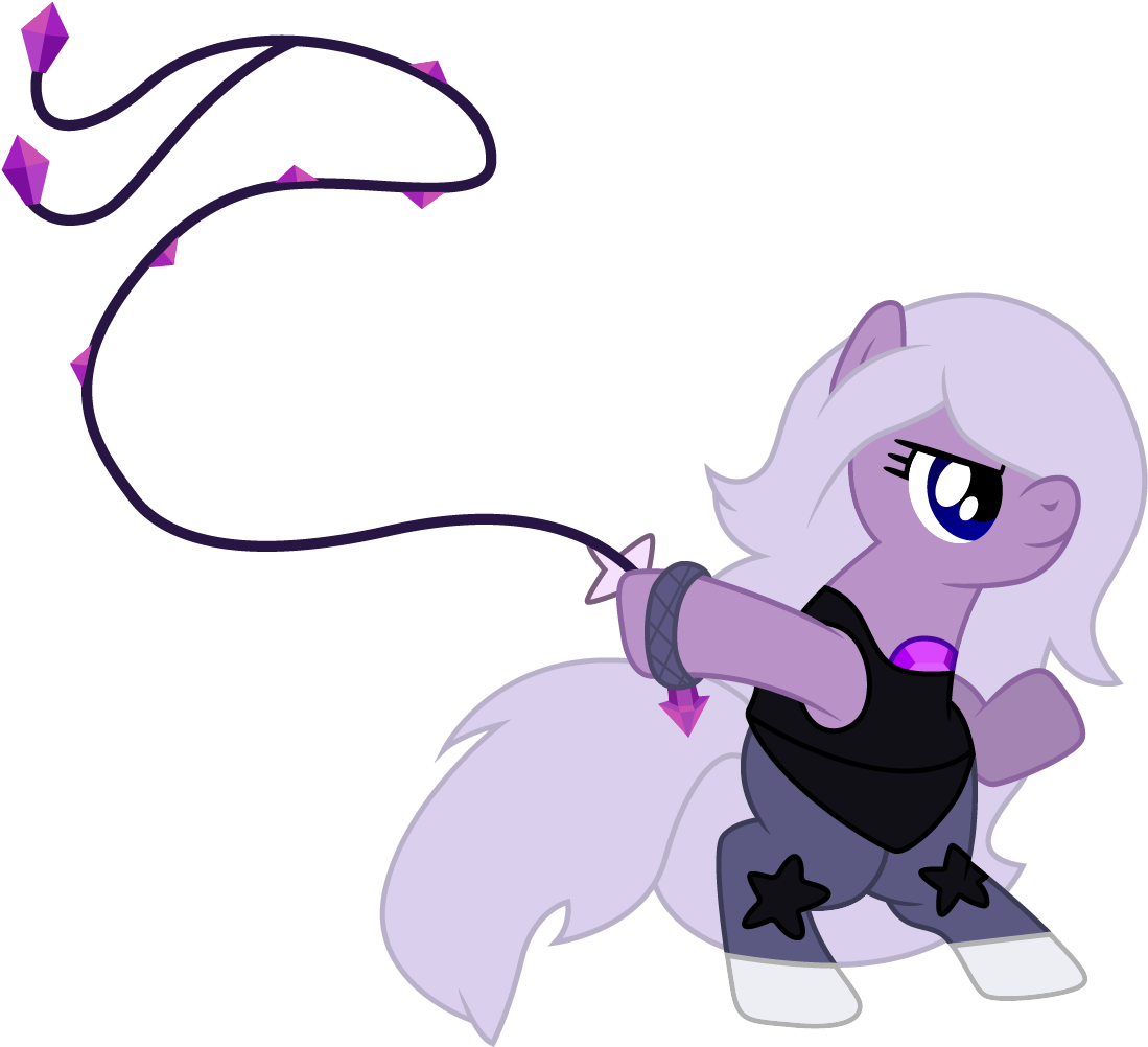 Steven Universe Amethyst Weapon - Amethyst Pony (1111x1001), Png Download