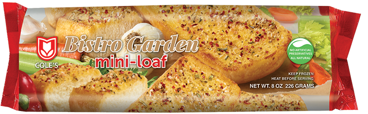 Bistro Garden Mini-loaf - Bun (1140x500), Png Download